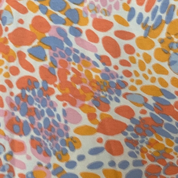 Hearts of Palm abstract print top with stretch 3X - Picture 15 of 17